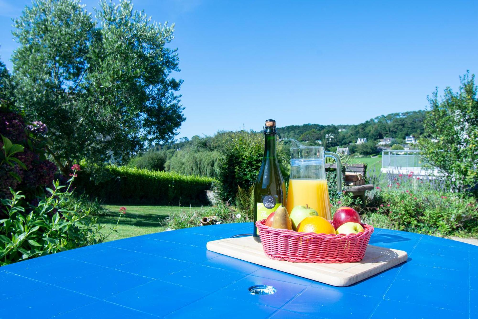 Goul Ar Roz I Terrasse Sud & Vue Mer Telgruc-sur-Mer Extérieur photo