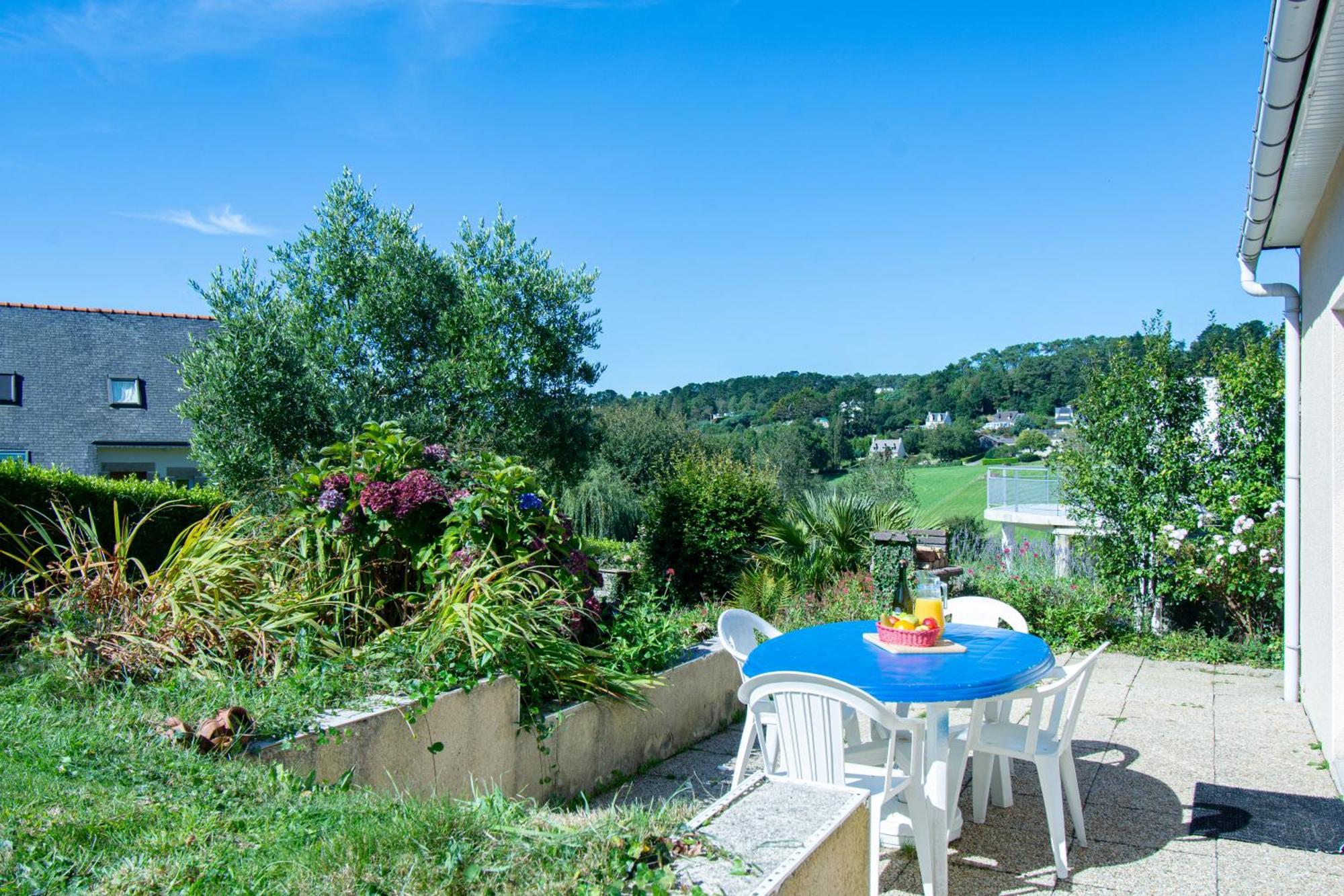 Goul Ar Roz I Terrasse Sud & Vue Mer Telgruc-sur-Mer Extérieur photo